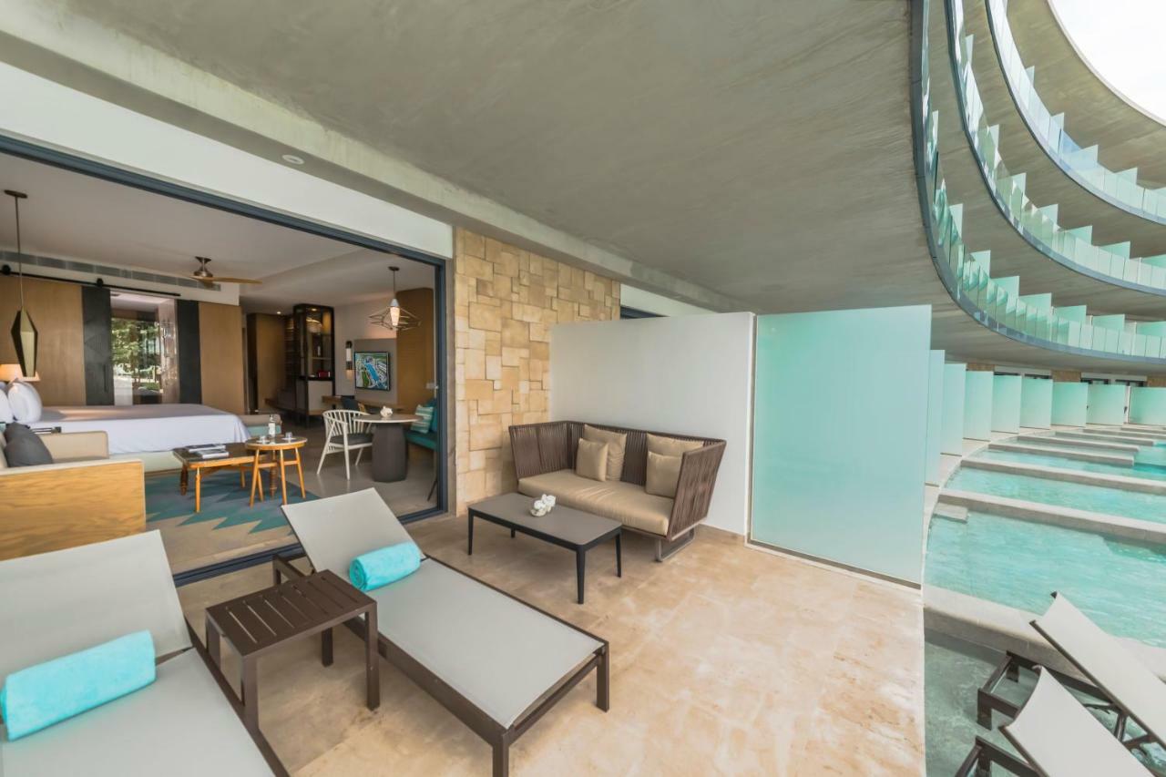 Haven Riviera Cancun (Adults Only) Alfredo V. Bonfil Εξωτερικό φωτογραφία A 3D rendering of a hotel room